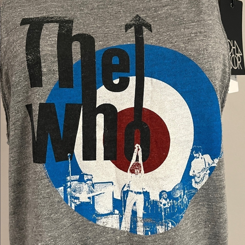 Chaser NWT “The Who” Graphic Muscle Tank | Vintage Rock Band Tee - Picture 5 of 14